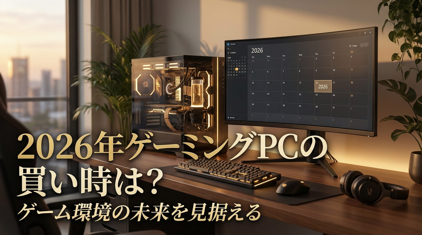 2026年ゲーミングPCの買い時は?