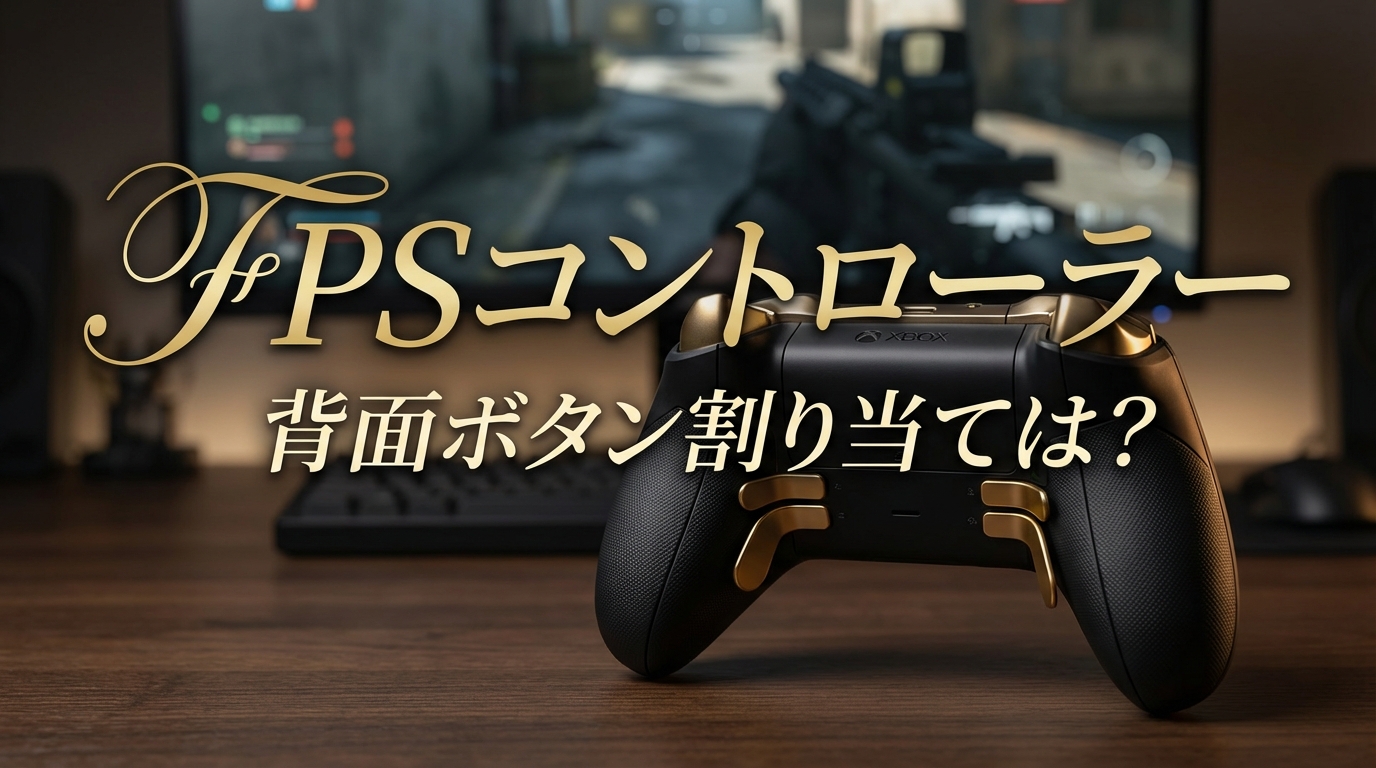 FPSコントローラー背面ボタン割り当ては？