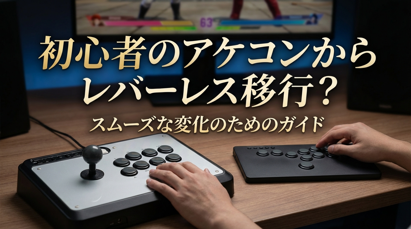 初心者のアケコンからレバーレス移行？