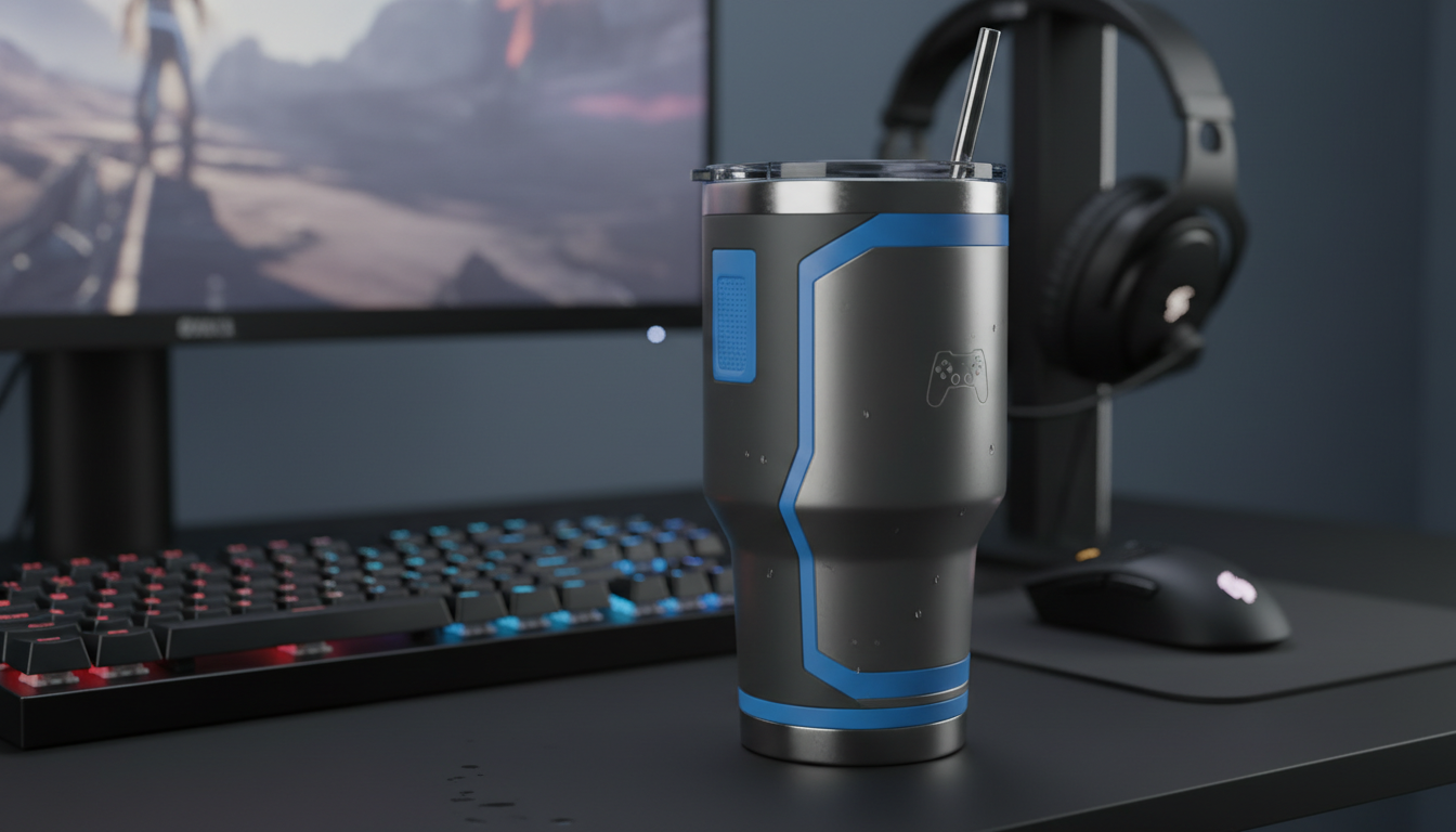 ゲーマー専用に設計されたタンブラーが正解です